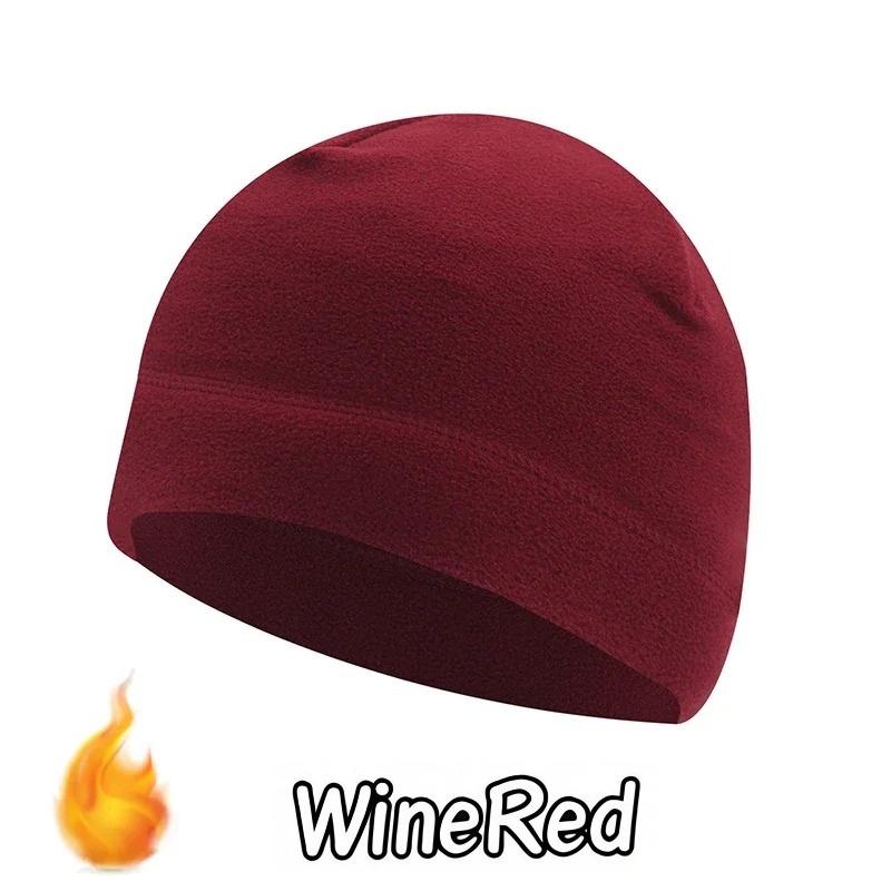 Motorcycle Winter Warm Thermal Fleece Hats Wide-Brim Fleece Skiing Motorcycle Riding Hat Windproof Outdoor Cycling Headgear Cap