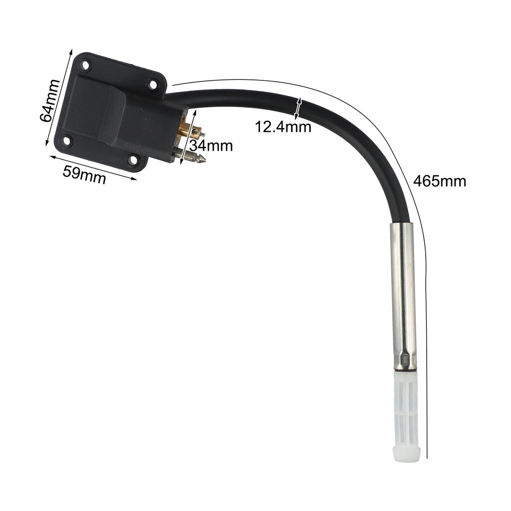 Outboard Engine Accessory Boat Fuel Tank Fitting Long-lasting Performance Premium-grade Plastic And Metal For 12L Boat