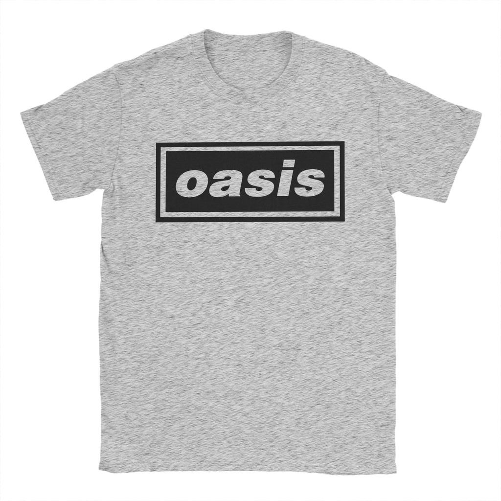 Men Women British O-Oasis Rock Band  T Shirt Cotton Clothing Casual Short Sleeve Crew Neck Tees Summer T-Shirt