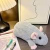 Plush Mouse Student Pencil Case With Large Capacity For School Supplies And Organizers