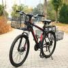 Black Bicycle Hanging Basket Foldable Bike Carrier Bag Bicycle Storage Basket  For Road Bicycles