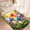 Wolf Heart Floral Fantasy Carpet Is Suitable For Living Room And Bedroom Doormats Office Balcony Decorative Carpet A8