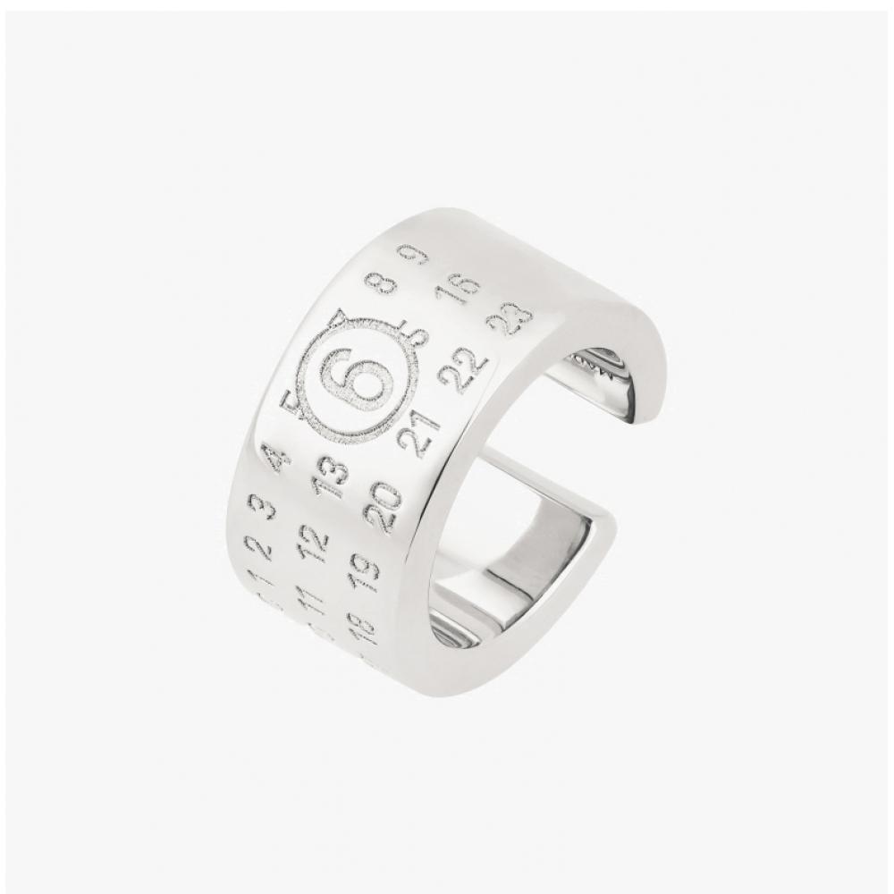 Maison Margiela Ear Cuff Earring Engraving Numbering Logo Sm6vg0113 P6469 951