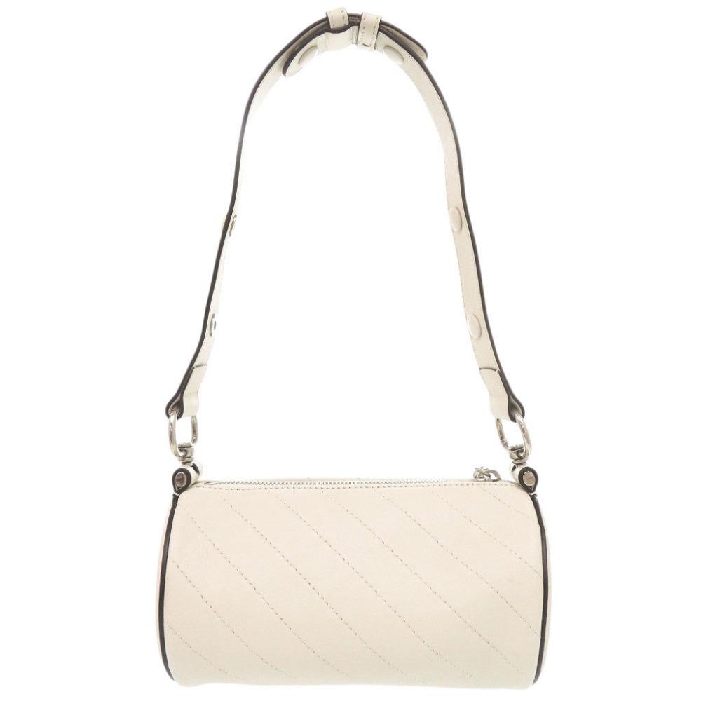 Used AUTHENTIC GUCCI 760170 One Shoulder Bag Blondy Shoulder Bag White Leather