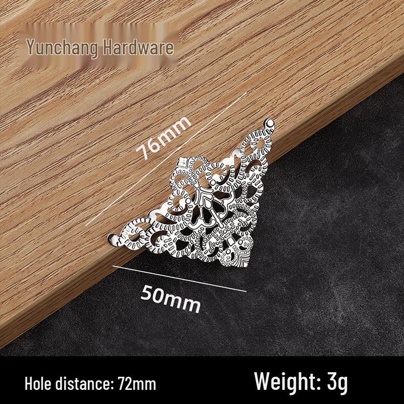 Iron Flower Decorative Corner Stickers for Antique Furniture and Wooden Boxes