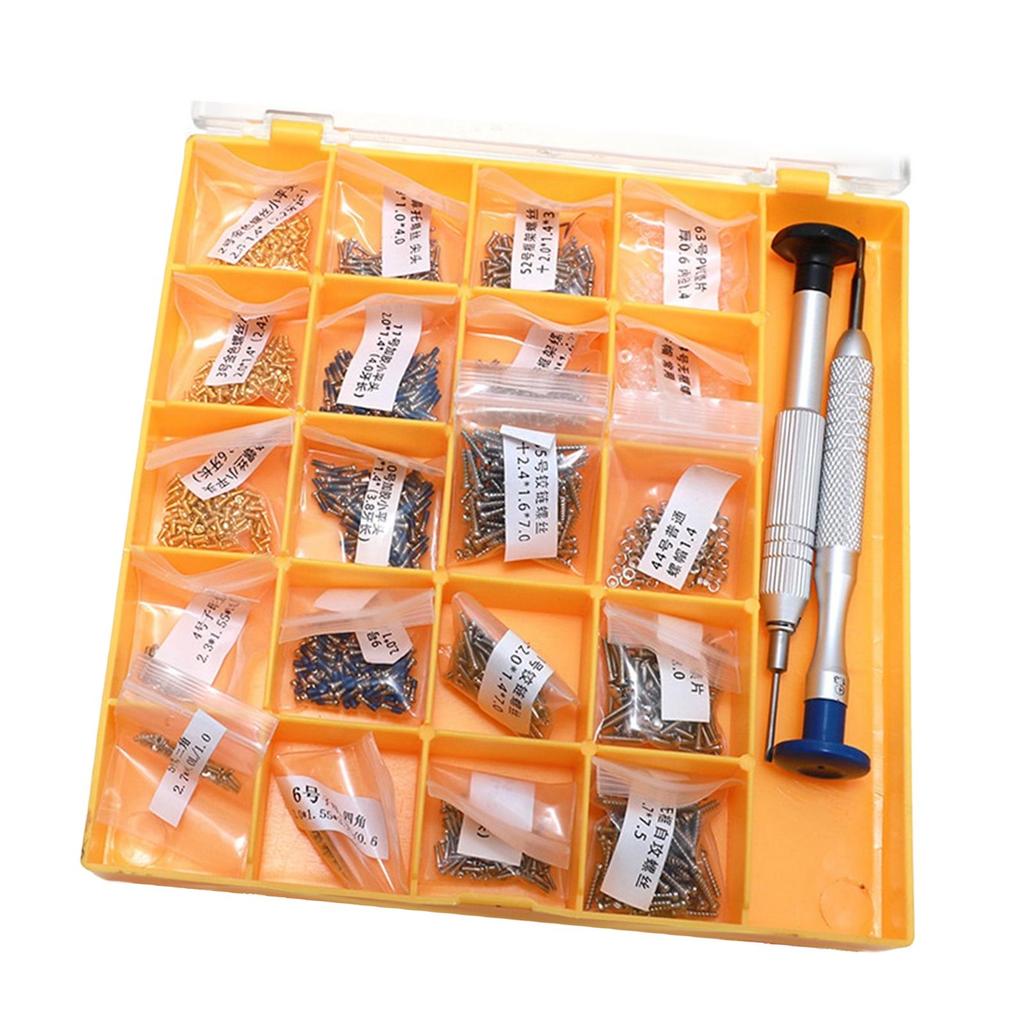 Eyeglasses Repair Set Screw Nose Pads Glasses Repair Set for Spectacle Accessories