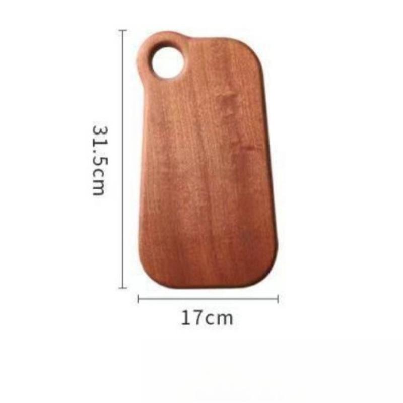 1pcs Double-Sided Solid Wood Cutting Board - Kitchen Chopping Board for Fruits Vegetables Food with Wooden Kitchen Accessory
