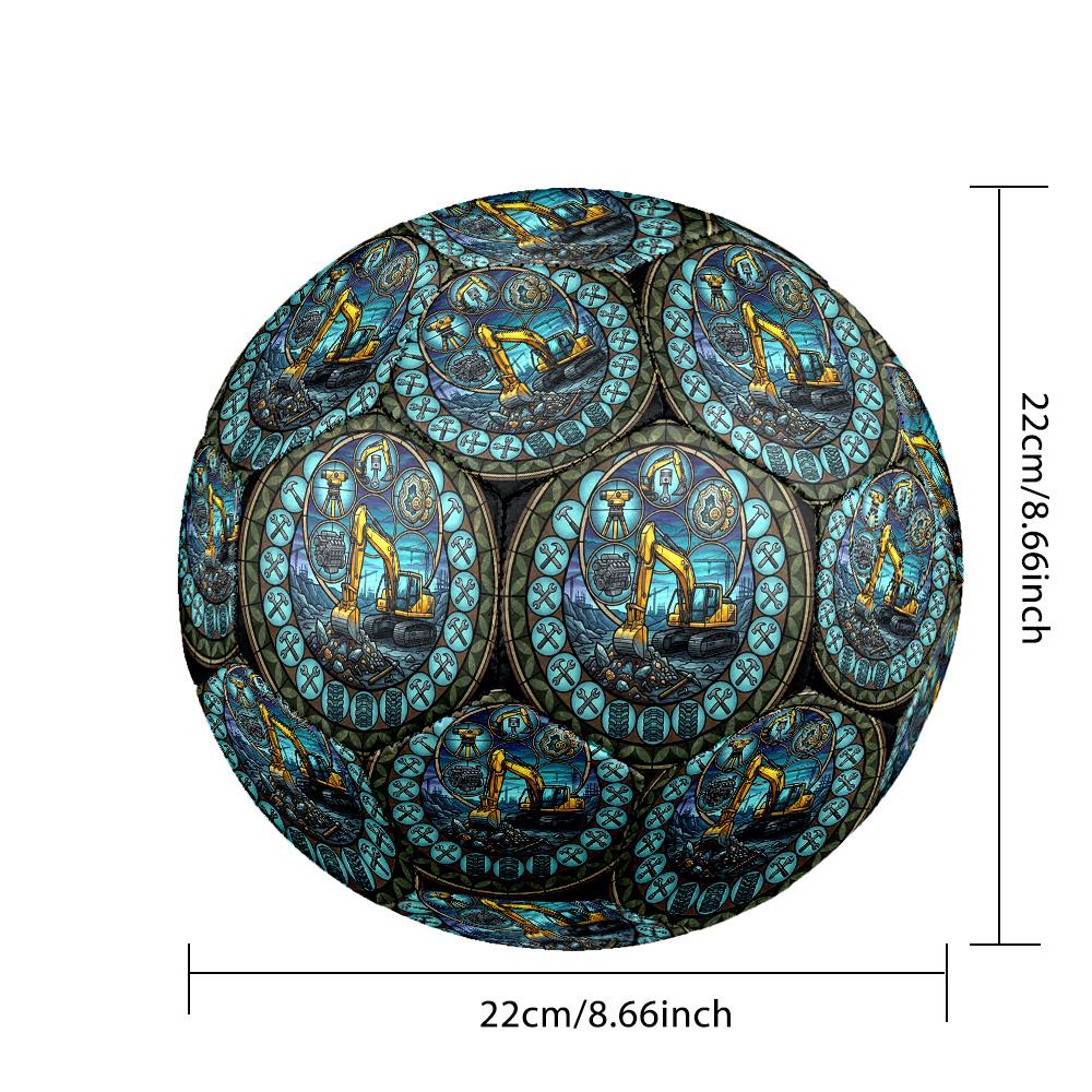 Construction Tools Harmony Round Football Size 5 Adult Ball Suitable for Training Matches and Outdoor Team.