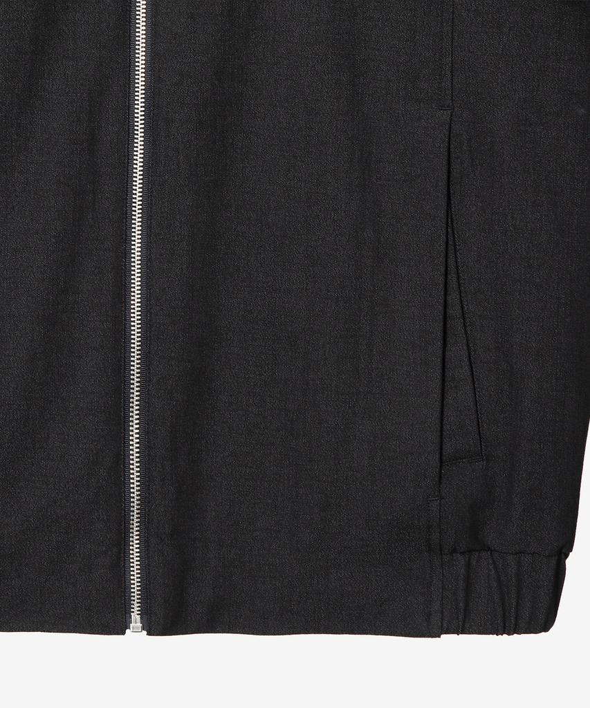 Mindbridge [Couture] Denim-Like Zip-Up Half Blouson