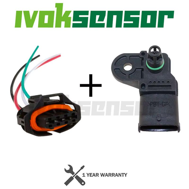 504064370 2.5Bar MAP Pressure Sensor 0261230042 Fits FIAT OPEL VAUXHALL IVECO Fits PORSCHE 911 SAAB New 0261230283 7.18222.12.0