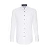 Seidensticker Mens Patch Contrast Panel Regular Formal Shirt