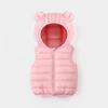 Children's Casual Solid Color Thickened Vests For Boys And Girls