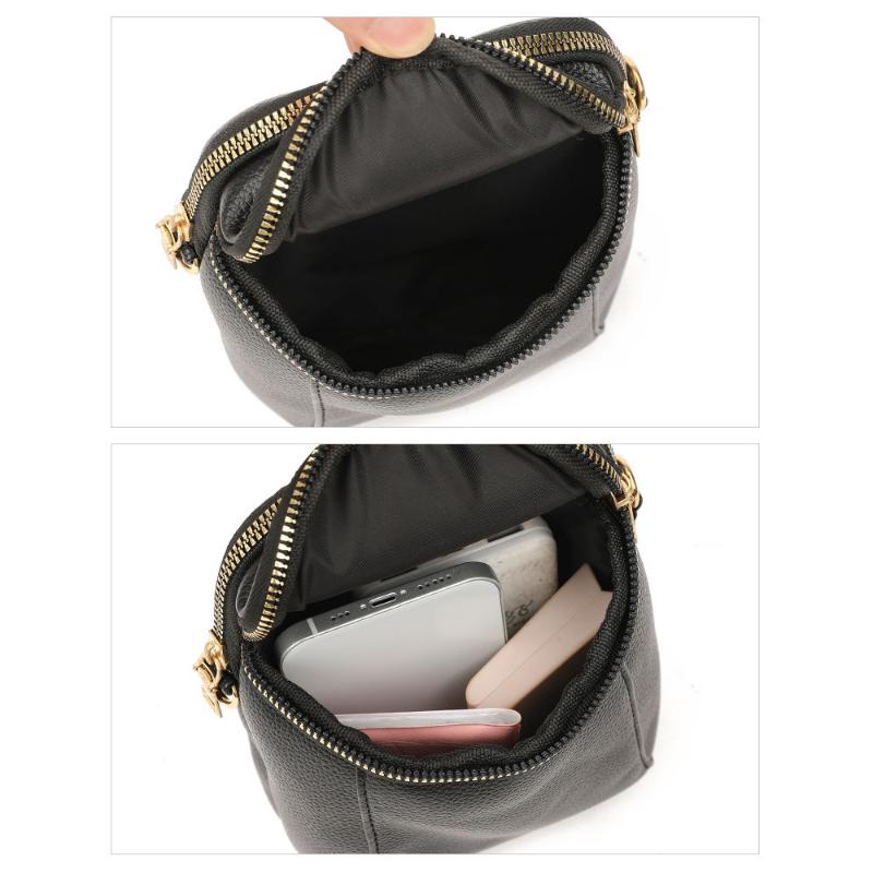 Women's Handbag Cell Phone Bag Crossbody Bag Fashion Versatile Mini Leather Texture Small Package