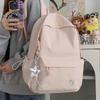Schoolbag Korean Version of High-value New Middle and High School Students Class Schoolbag Lightweight Large-capacity Backpack Embroidered Versatile