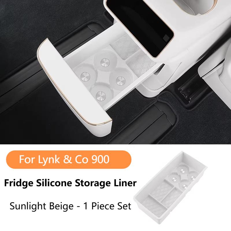 For Lynk&Co 900 2025-2026 Refrigerator Mat Silicone Cup Holder Interior Decor Accessories