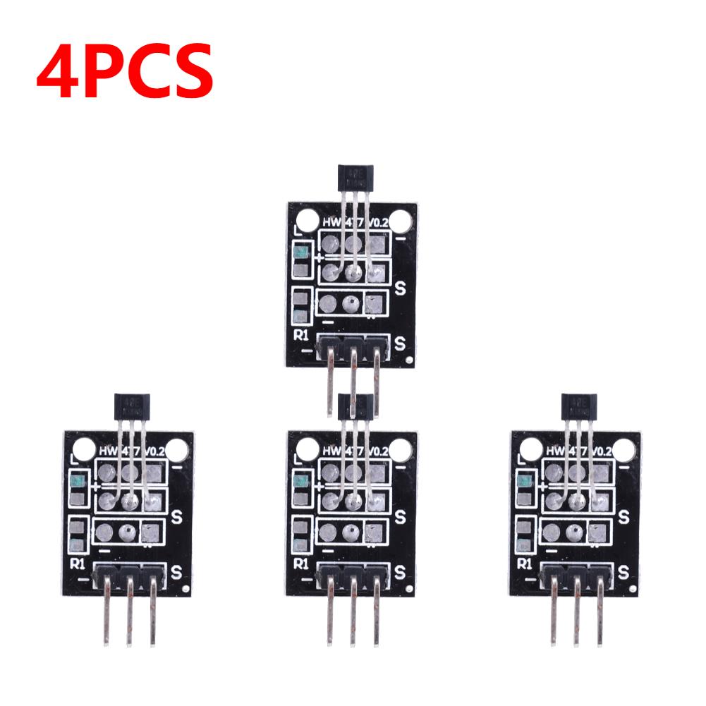 1-10PCS KY-003 A3144 Standard Hall Magnetic Sensor Module Work with Arduino Board Hall Effect Magnetic Sensor Module for Arduino