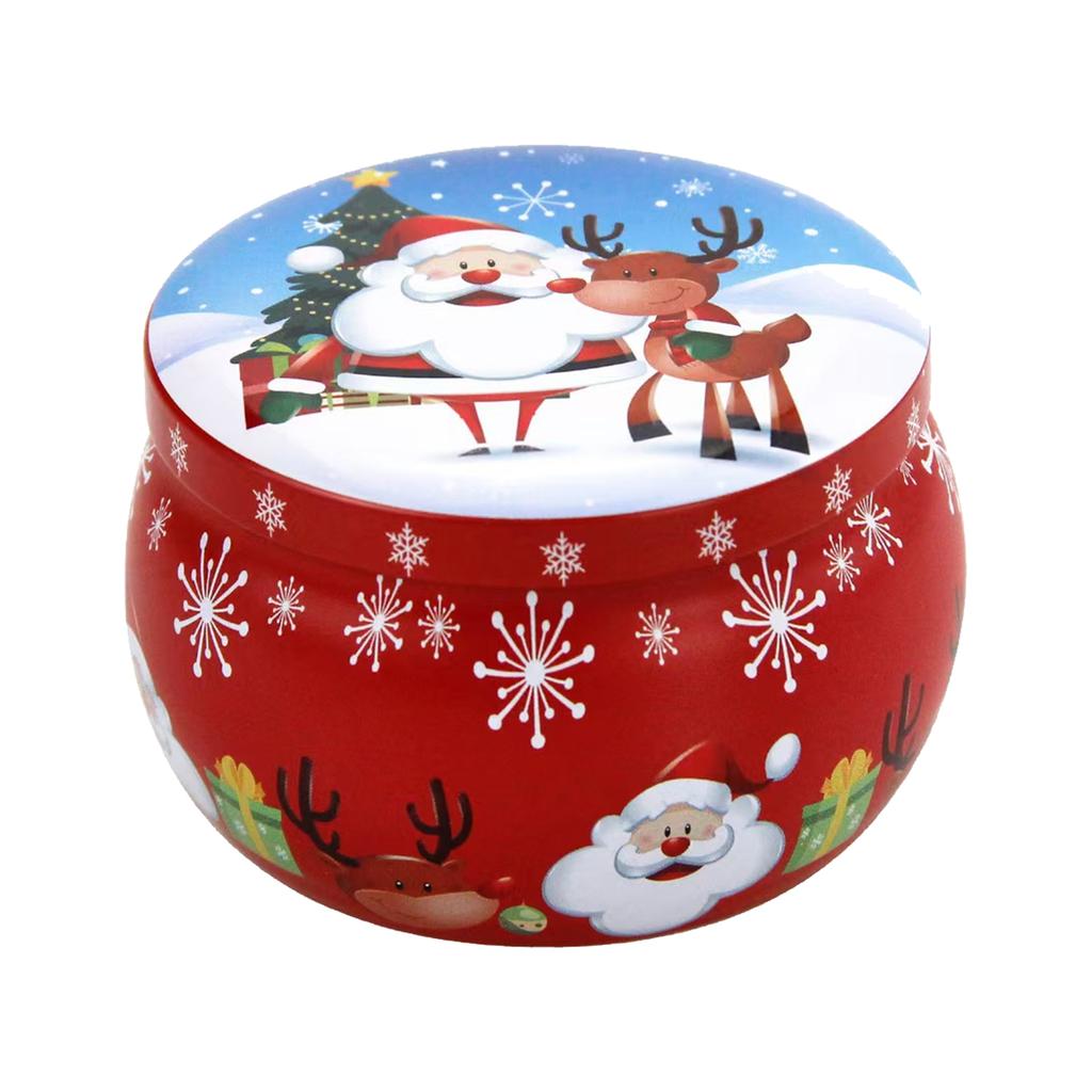 Soys Blend Wax Christmas Candle Holiday Homes Decoration Gift Set With 30Hrs Burn Time And Festival Fragrances