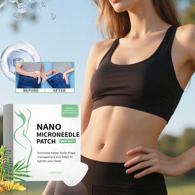 Nano Micro Needle Plaster, Slimming Micro Needle Plaster, Firming Line Improvement Skin Care Patch (4pcs/1box)