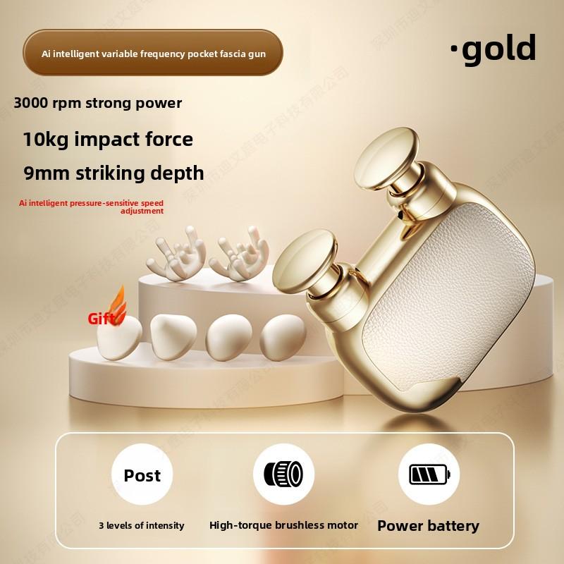 High Frequency Vibration Fascia Gun Portable Electric Massage Gun Mini Body Massage Gun Muscle Relaxation Fascia masajeador