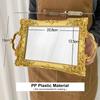 Decorative Mirror Tray Serving Platter Bread Vanity Tray, Platters for kitchen