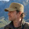 Men's Flat Top Hat Outdoor Sun Protection Hat Middle-Aged Sports Cap