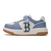 MLB Baskets Montantes Boston Red Sox Cuir Synthétique Confortables Durables Antidérapantes Basse Top Baskets Enfant Baskets Enfant Bleu Blanc 7ASXJB54N-43BLD