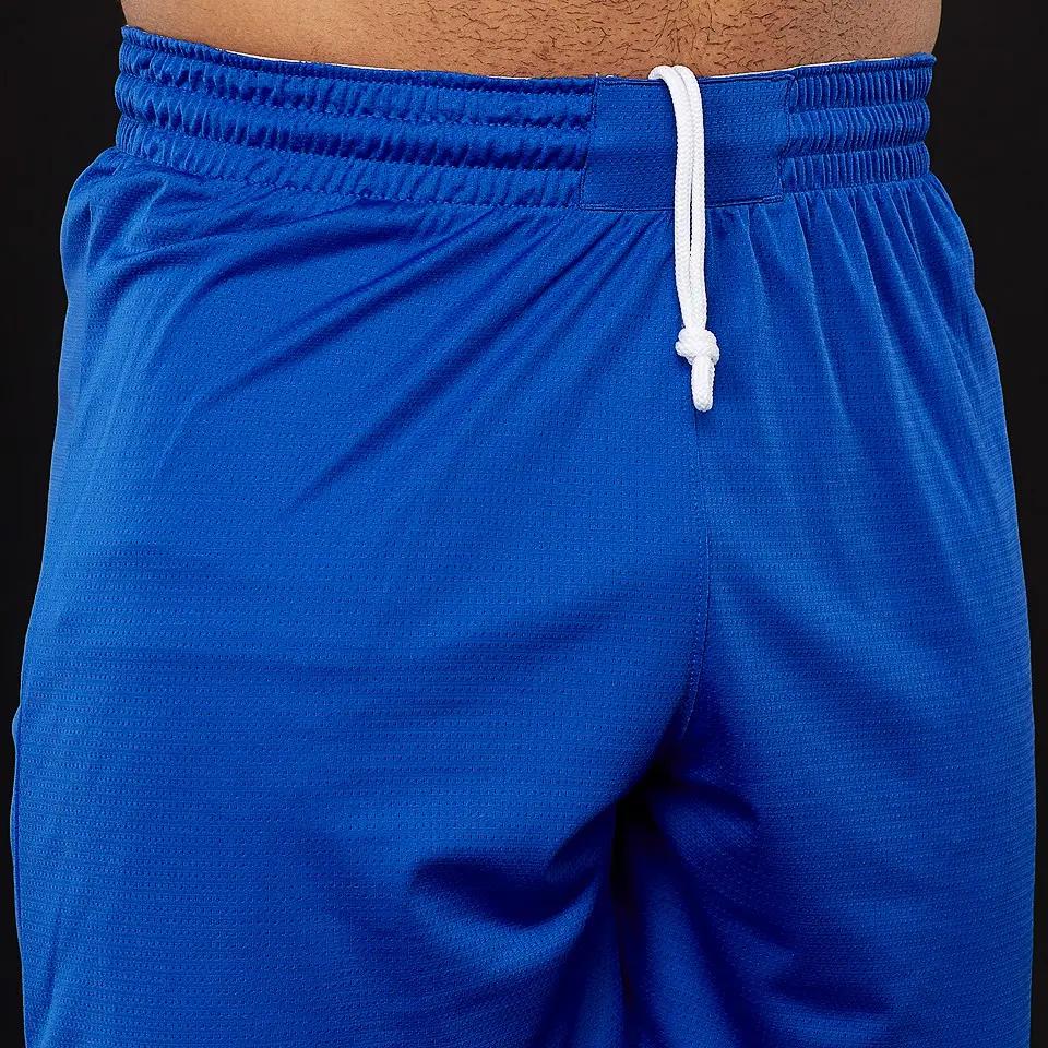 Nike Contrast Elastic Waist Polyester Mid-Rise Regular Fit Sports Shorts Men Bottoms Blue 867768-494
