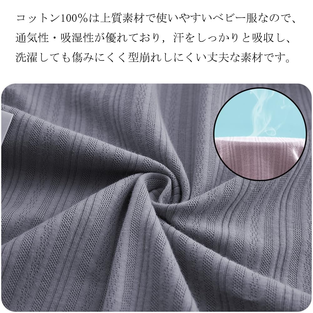 Baby nest Baby Cotton Baby Shower Size Months Clothes, 100% Romper, Underwear, Pajamas, Newborn, Boys, Girls, Unisex, Gift, Blue, 66, 3-6