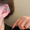 2026 Bling Butterfly Clip Earrings for Women Aesthetic Cartilage Ear Cuff Fake-piercing Full CZ Trendy Zircon
