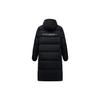 Anta Letter Zipper Hooded Long Snow Shell Down Jacket Men Outerwear Basic-Black 952348902-2