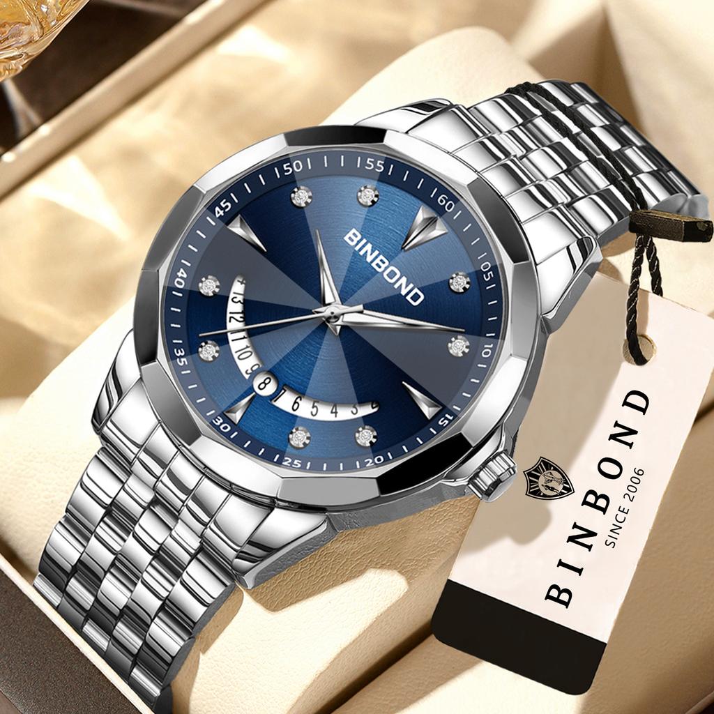 Luxury Quartz Writstwatches for Men Luminous Waterproof Auto Date Men's Watch Business Fashion Reloj