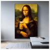 Nordic Style Minimalism Mona Lisa Wall Art Canvas Prints Beer Modular Pictures Living Room Modern Home Decor