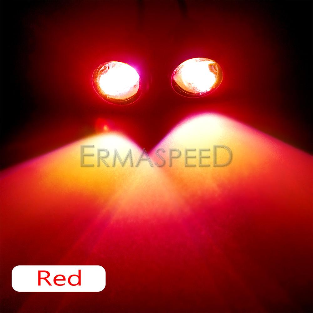 

10 шт. 10 Вт супер яркий орлиный глаз мотоциклетные светодиодные противотуманные фары водостойкие DRL дневные ходовые огни автомобиля мотоцикл хвост сигнал красный