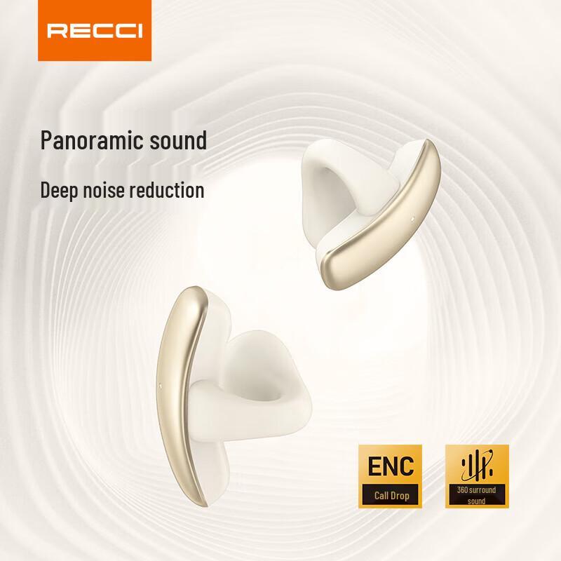 Recci Wireless Bluetooth Earbuds with ENC Noise Cancellation