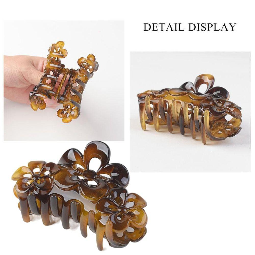 Resin Hair Pins Wash Up Accessories Shark Clip Minimalist Hair Claw  Women
