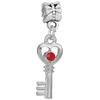 2pcs /Lot 45 Styles Key &Lock Sparkling Beads Charm Pendant Fit Diy Original Bracelets Necklaces For Women Men Jewelry Making
