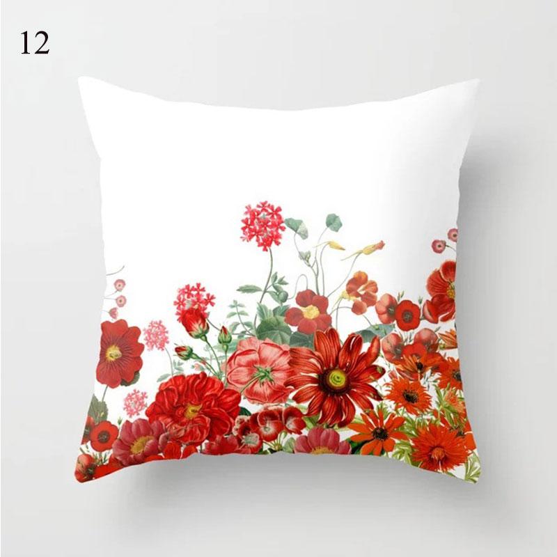 red print pillows