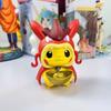 Pokemon Anime Pikachu Figurine Resin Collectible Home Decor Adorable Wealth Attracting Toy Hobbies Action Figure Kid Doll Xmas Giftt
