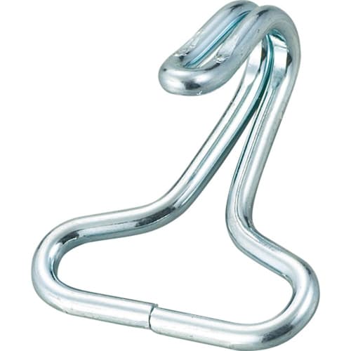 

TRUSCO Rubber Rope Fittings, Double Hooks, 30mm, Pack of 10, TGR30KW