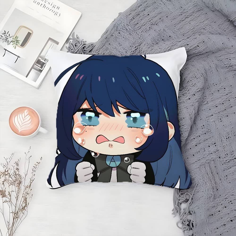 Vackert Sött Virtuellt Roll A-Ado Kyogen-MT Kuddfodral Tryck Kuddfodral Vardagsrum Soffa Kuddöverdrag Sovrum Rumsdekor