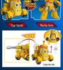 Laughing Larva Toys: Mecha Team Transforming Car-Robot Set for Boys