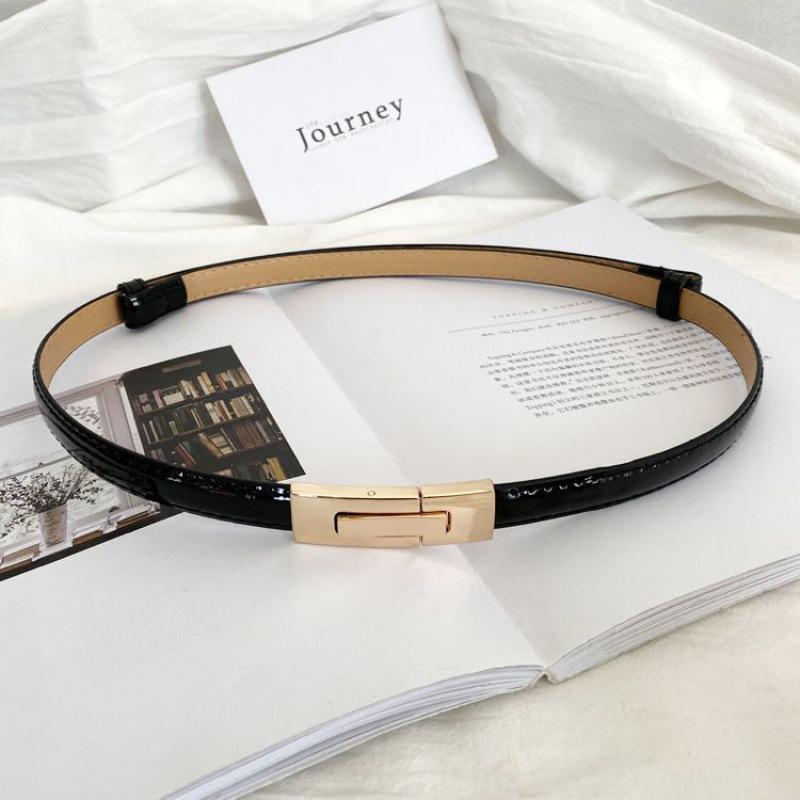 Adjustable Elegant Dress Belt For Women In Smooth Pu Ideal For Styling Versatile