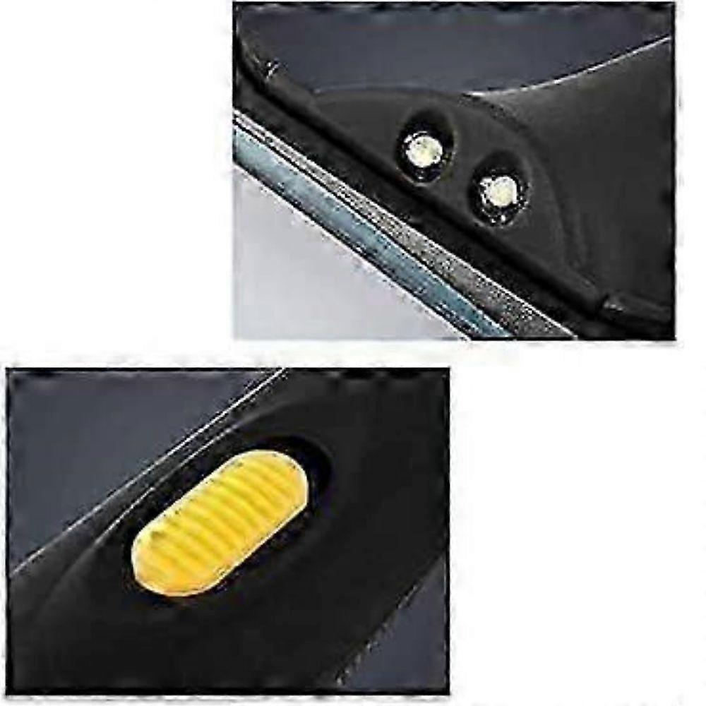 Rectangular LED Light Magnifier, 10X Hand-held Reading Glass for Seniors & Those with Low Vision or Macular Degeneration