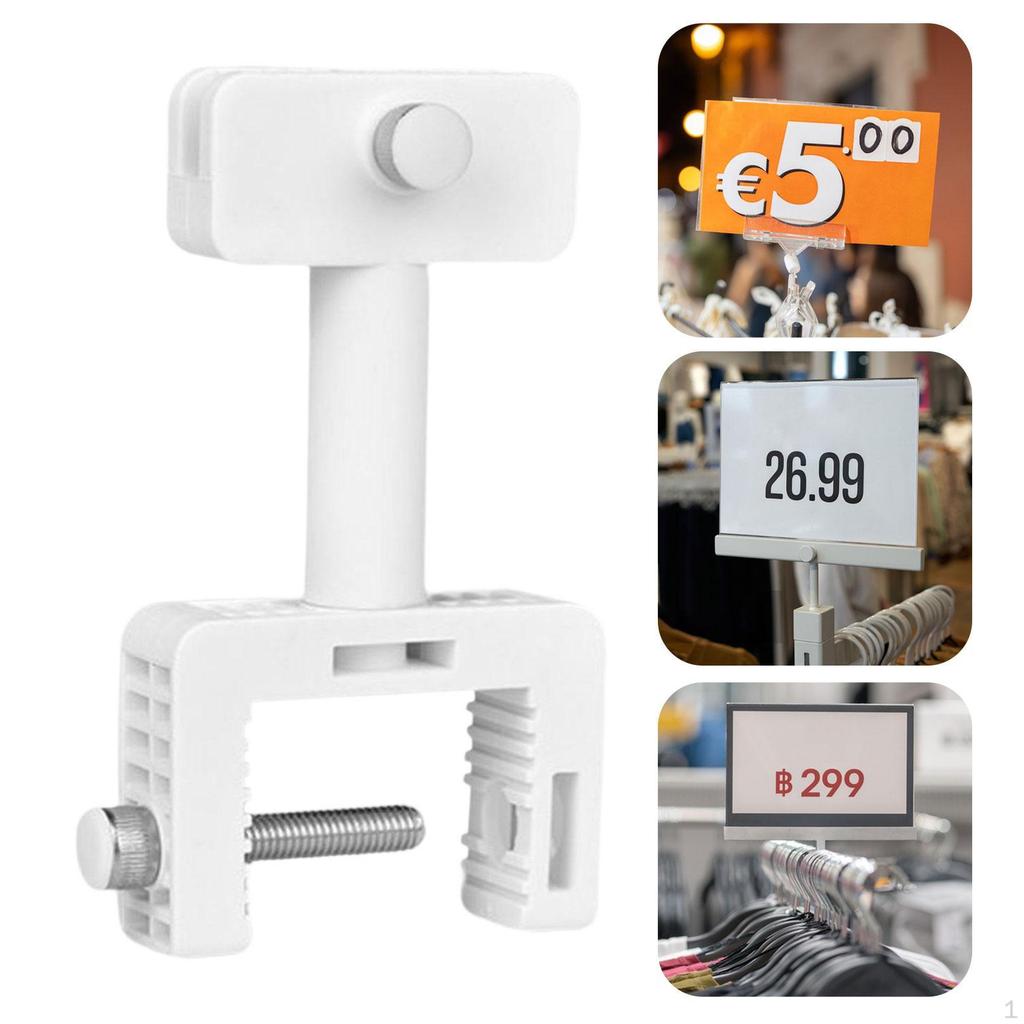 Spona pro zobrazení štítků, Přenosné cedule Obchody s oblečením, Držák na cedule do supermarketu