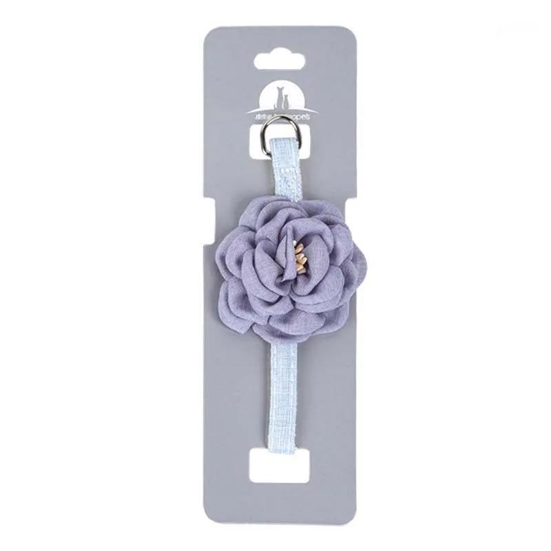 

Adjustable Cat Collar with Large Rose Flower Safety Buckle Pet Necklace for Kittens Puppies Accessories