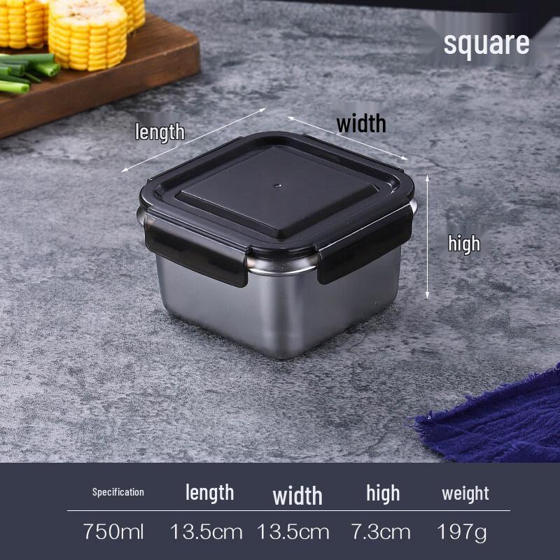 Stainless Steel Fresh-keeping Lunch Box Set