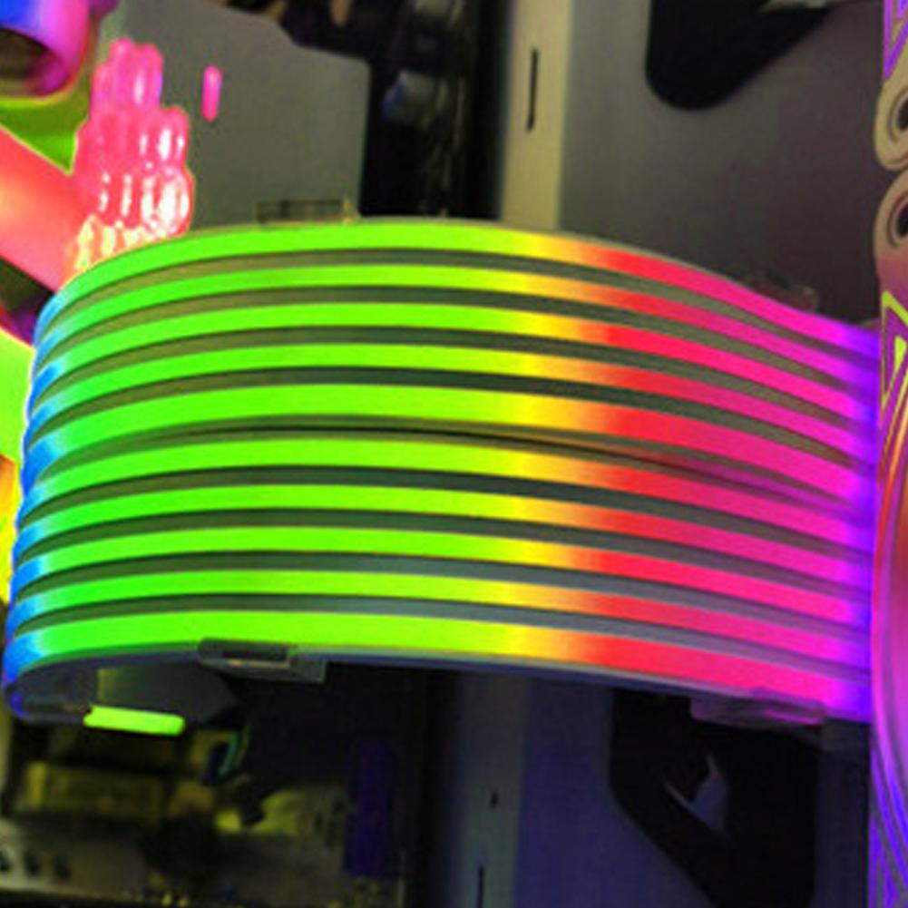 5V 3Pin RGB LED Light Strip Bar 8Pin 24Pin PSU RGB Cable Extensions ARGB Motherboard Cable for Computer Power Supply