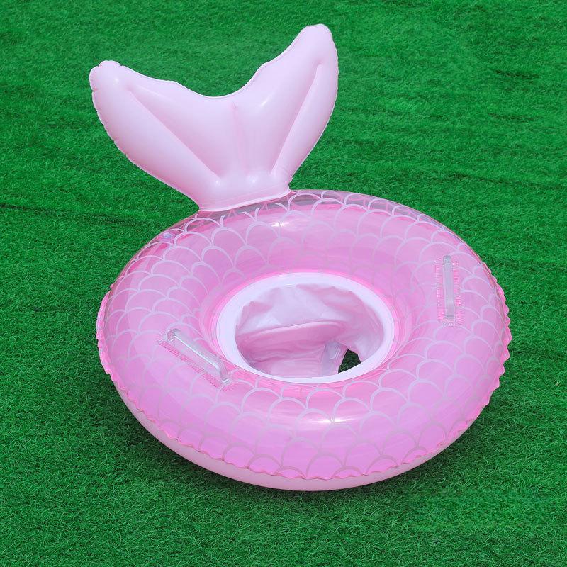 Inflatable Toys Mermaid Tail Children Swimming Ring Summer Outdoor Pool Beach Water Park Inflatable Swimming Floating Seat