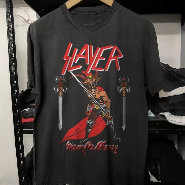SLAYER – Show No Mercy New Unisex Black Cotton T-Shirt