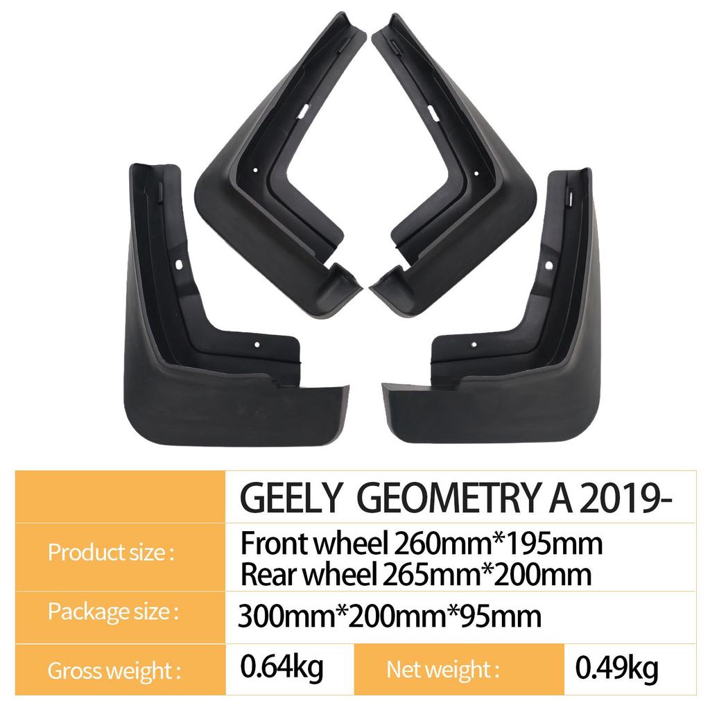 Geely Geometry A 2019 Tire Mudguard for Automotive Protection